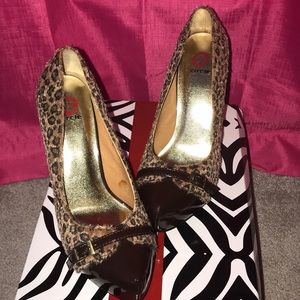 Cheetah print heels